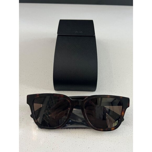 Prada PR A04S are bold brown tortoise square sunglasses - Picture 11 of 14